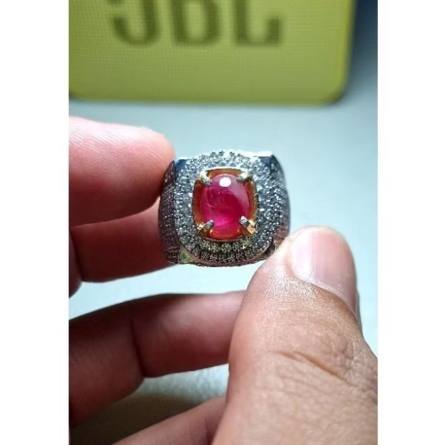 Ruby burma belang kristal windusara