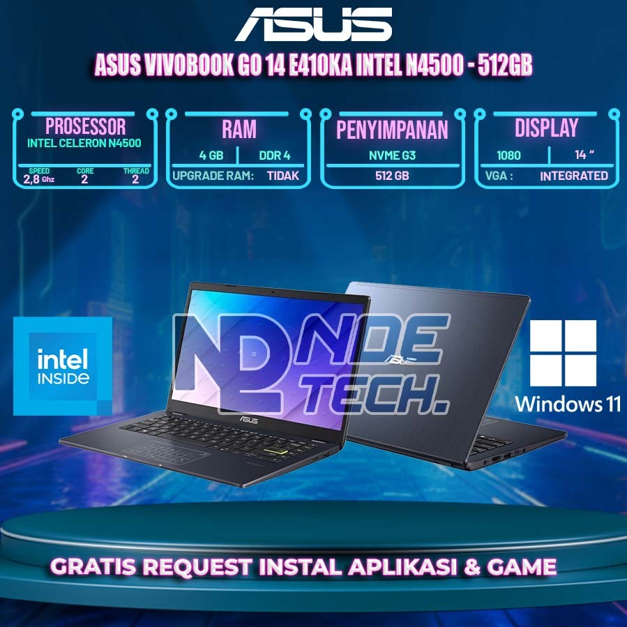ASUS Vivobook GO 14 E410KA Intel N4500