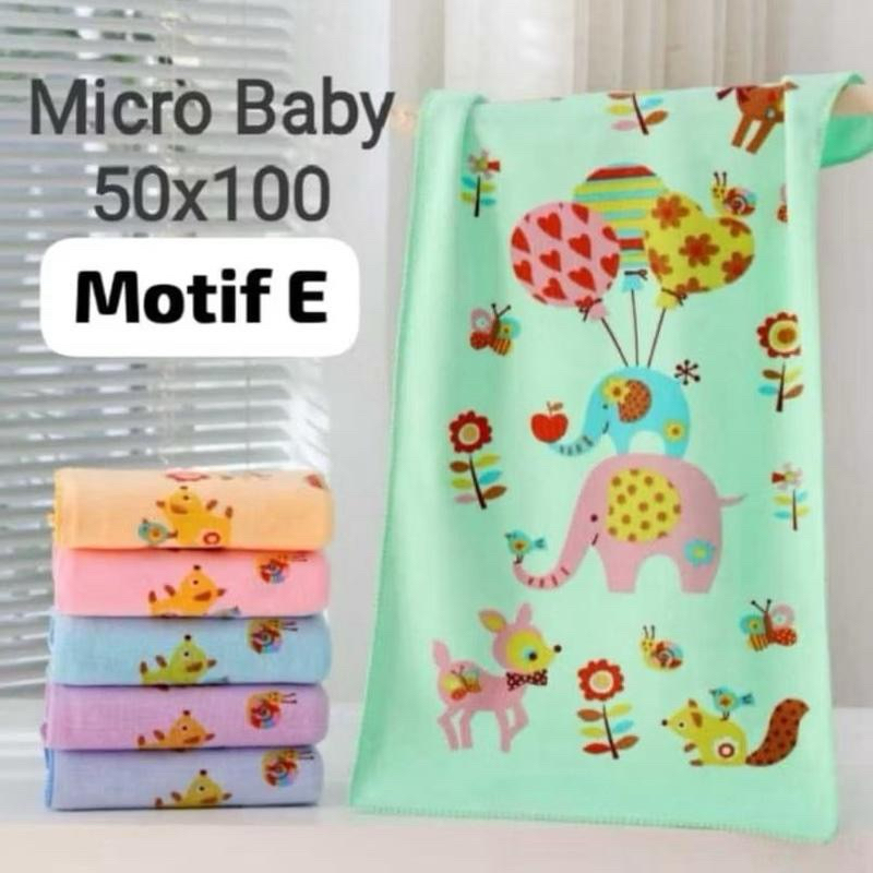 HANDUK XINJUYUAN ANAK dan BAYI UK 50 X100 CM BAHAN LEMBUT DAN NYAMAN MENYERAP MAX