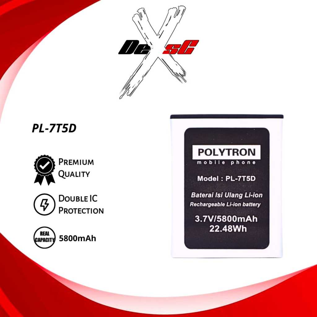 Baterai PL-7T5D Polytron Rocket T3 R2507 Batre Batrai Battery Handphone Polytron