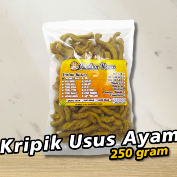 

Keripik Usus Ayam 250gram Original Barakah