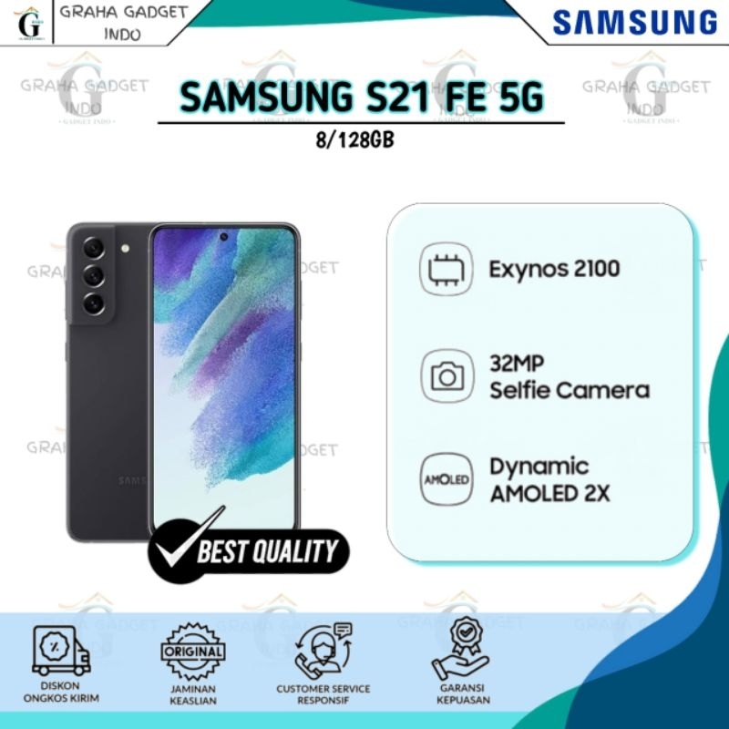 SAMSUNG GALAXY S21FE 5G (8/128GB) GARANSI RESMI 100% ORIGINAL GARANSI RESMI SAMSUNG SEIN INDONESIA