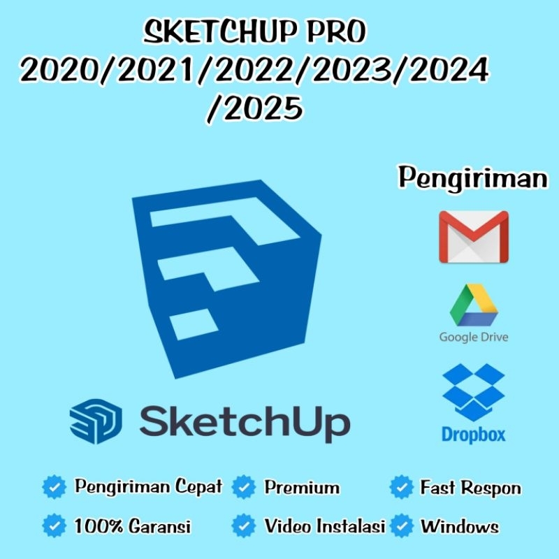 SketchUp Pro 2020/2021/2022/2023/2024/2025 Full Version For Windows