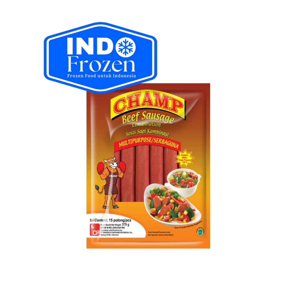 

CHAMP BEEF SAUSAGE 375 GR