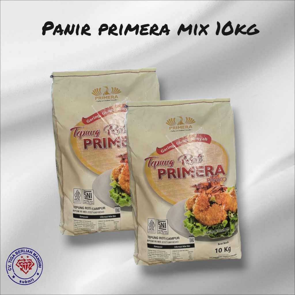 

TEPUNG PANIR PRIMERA MIX & WHITE 10KG/1SAK