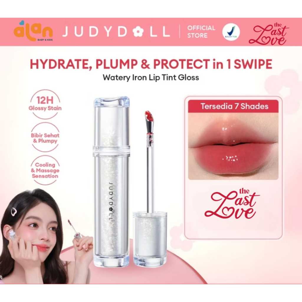Last Love -  Judydoll Watery Iron Lip Gloss - Next Level Lip Tint Gloss