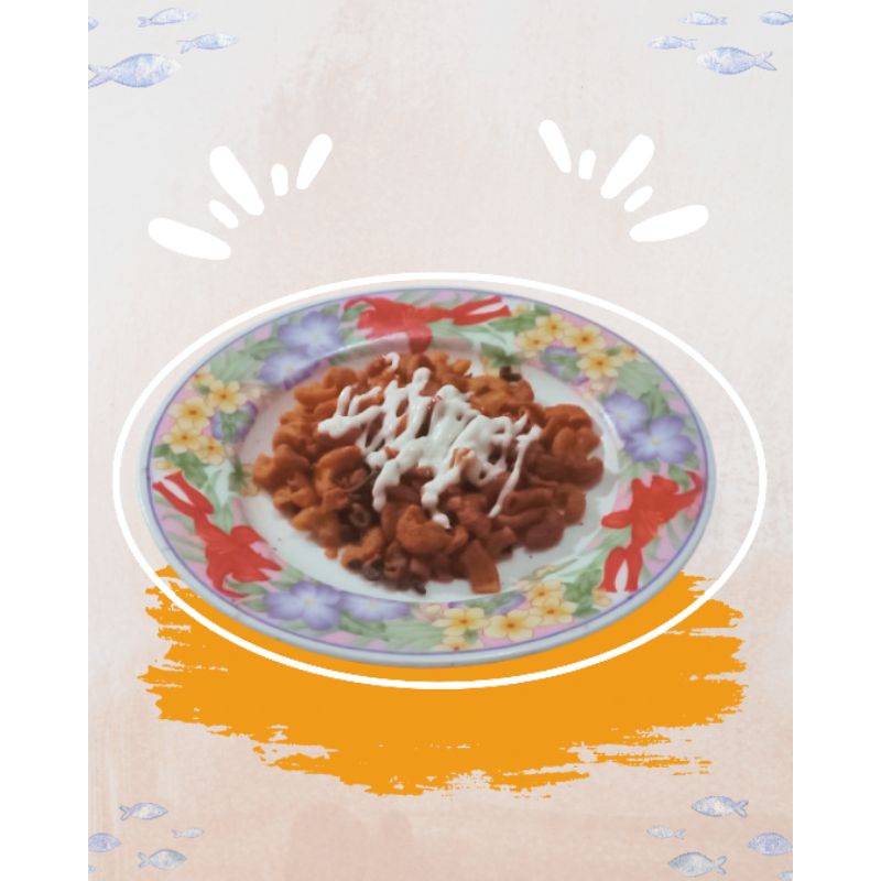 

Makaroni cita rasa mayonese dengan aroma jeruk