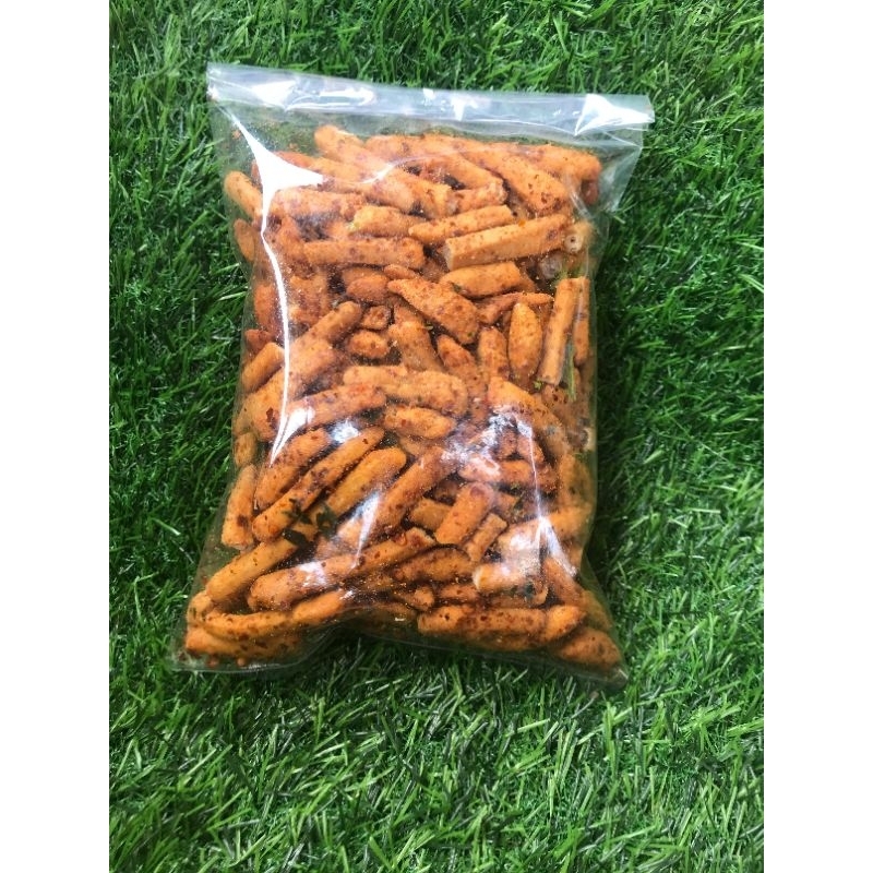 

Basreng kriuk pedas daun jeruk