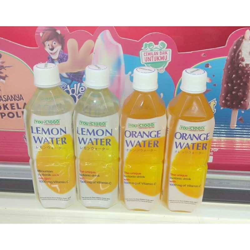 

You C100 Orange/Lemon Water 500ml Kemasan Botol Plastik