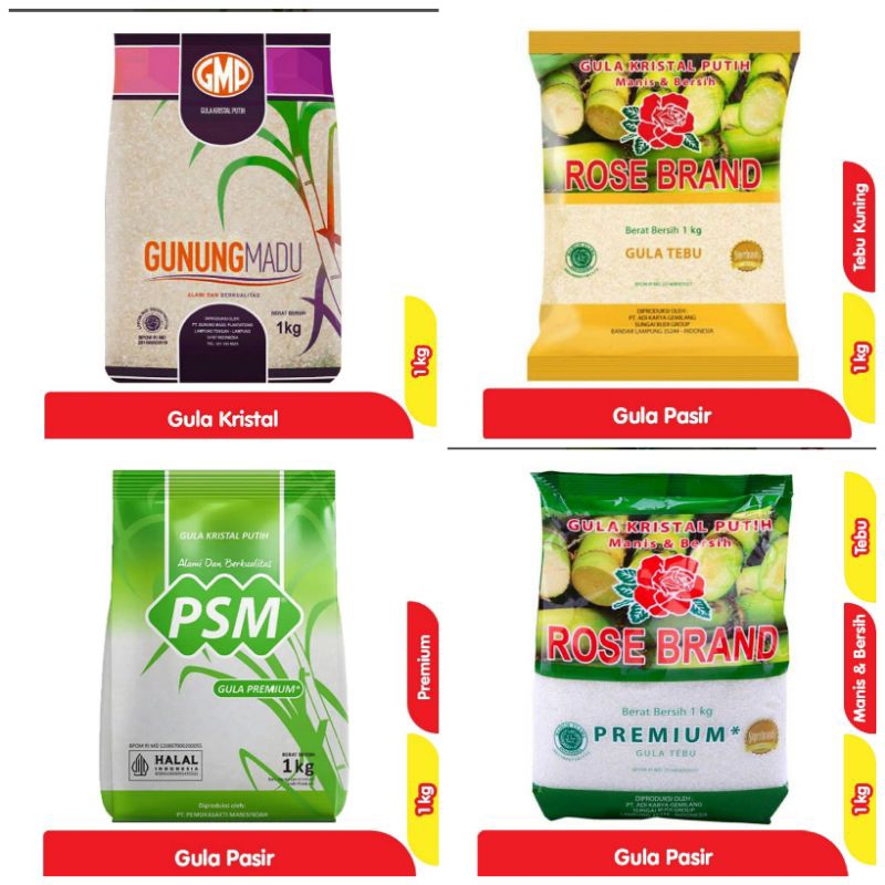 

Gmp gula 1kg Gula pasir 1kg murah