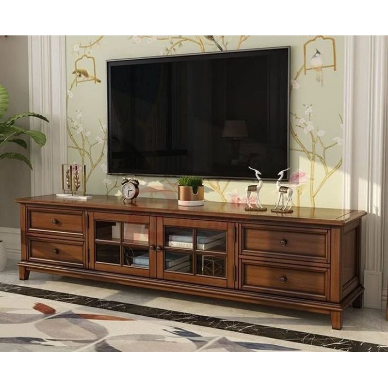 MEJA TV MINIMALIS KLASIK KAYU JATI