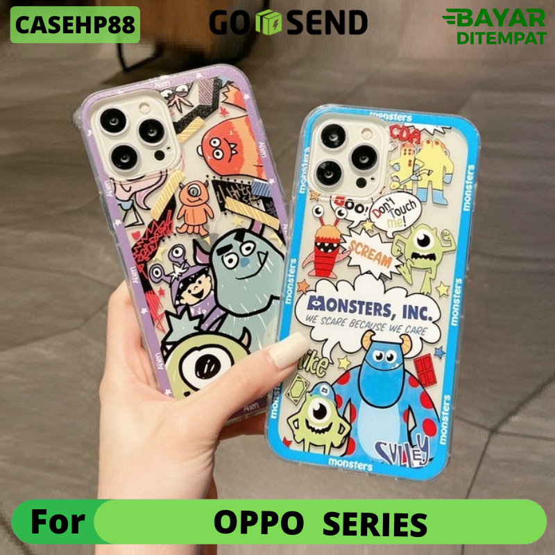 Case Oppo A16 A16S A54 4G A5 2020 A9 2020 A5S A12 F9 A11K A7 Casing Softcase TPU Transparan Soft Cas