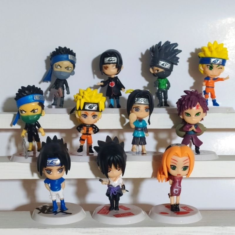 Action Figure Naruto Chibi Kakashi Pain Sasuke Sakura Itachi