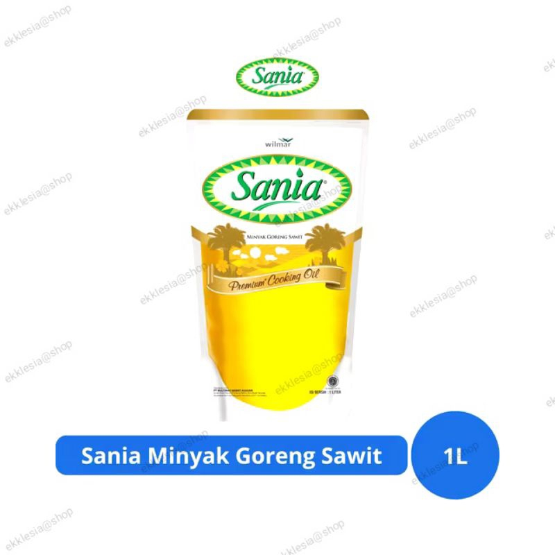 

Sania minyak goreng pouch 2 liter, 1 liter