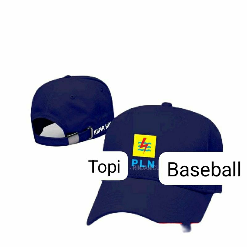 TOPI BASEBALL DESAIN PLN // TOPI CUSTOME PLN