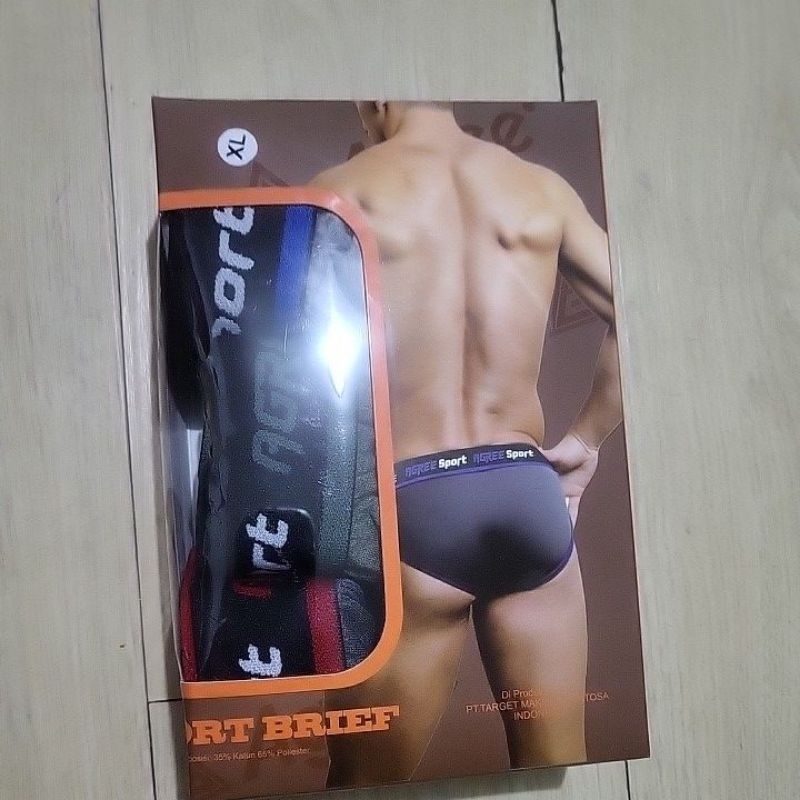 Celana Dalam Pria Agree SPORT XL isi 3