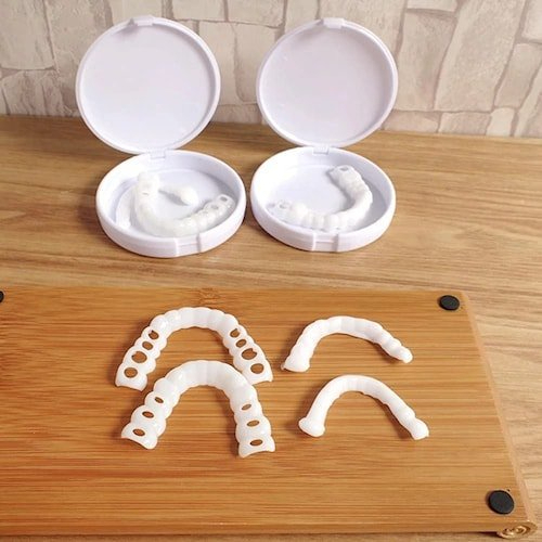 Snap On Smile Asli Veneer Gigi Palsu satu set Atas Bawah Original 100%