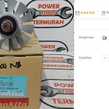 

Armature MAKITA 5800NB 512583-3 Gergaji Circle Angker Dinamo Gulungan