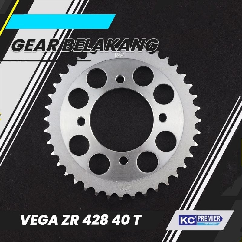 Gear Belakang Gir 428 40T Vega ZR RR Force Fi Injeksi Jupiter Z New Robot Z1