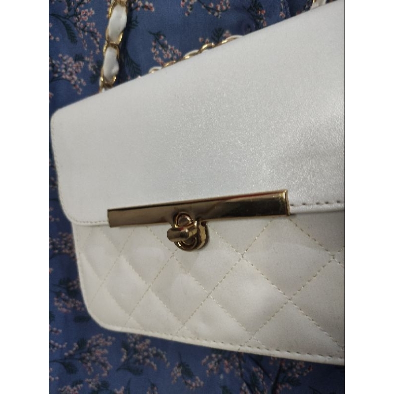 Tas Pesta Model Korea Putih Elegan