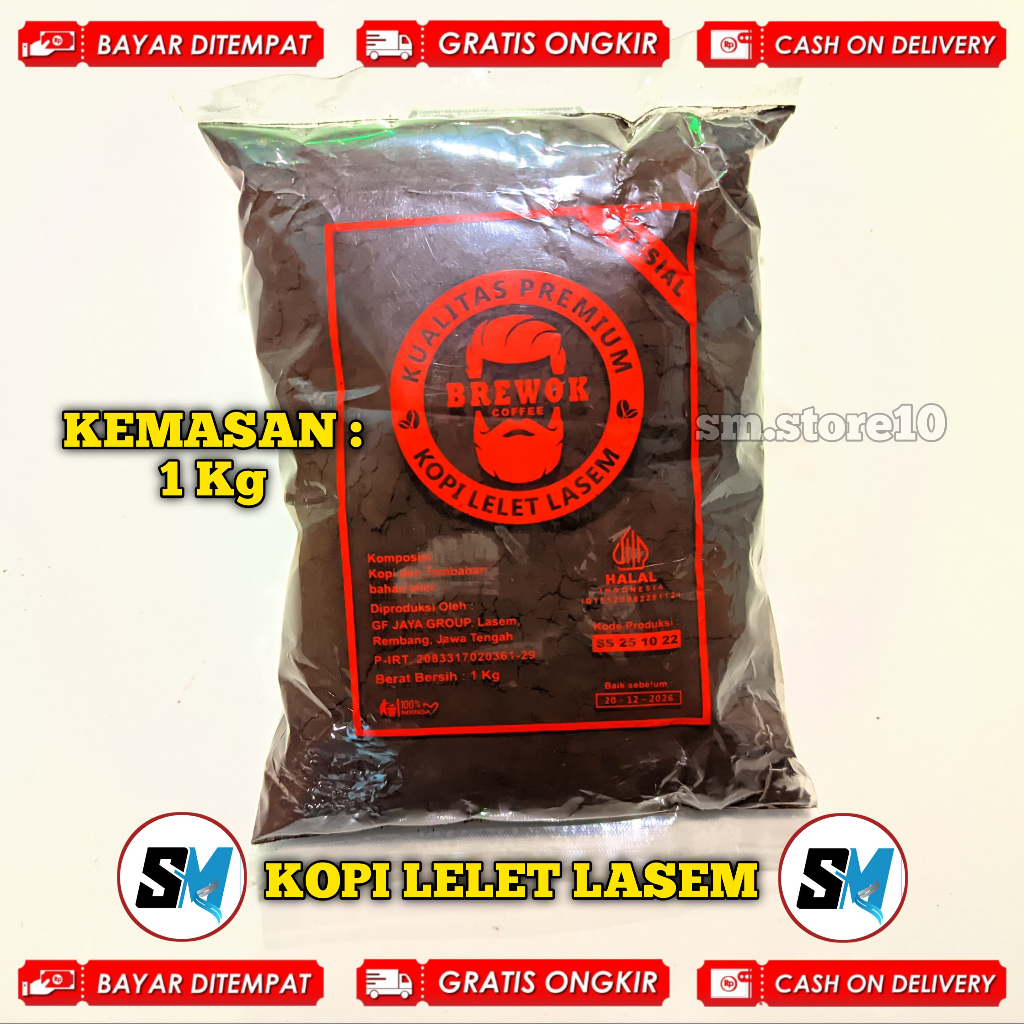 

PROMO [1 KG] KOPI LELET LASEM | KOPI REMBANG TERLARIS TERMURAH | KOPI BUBUK HALUS