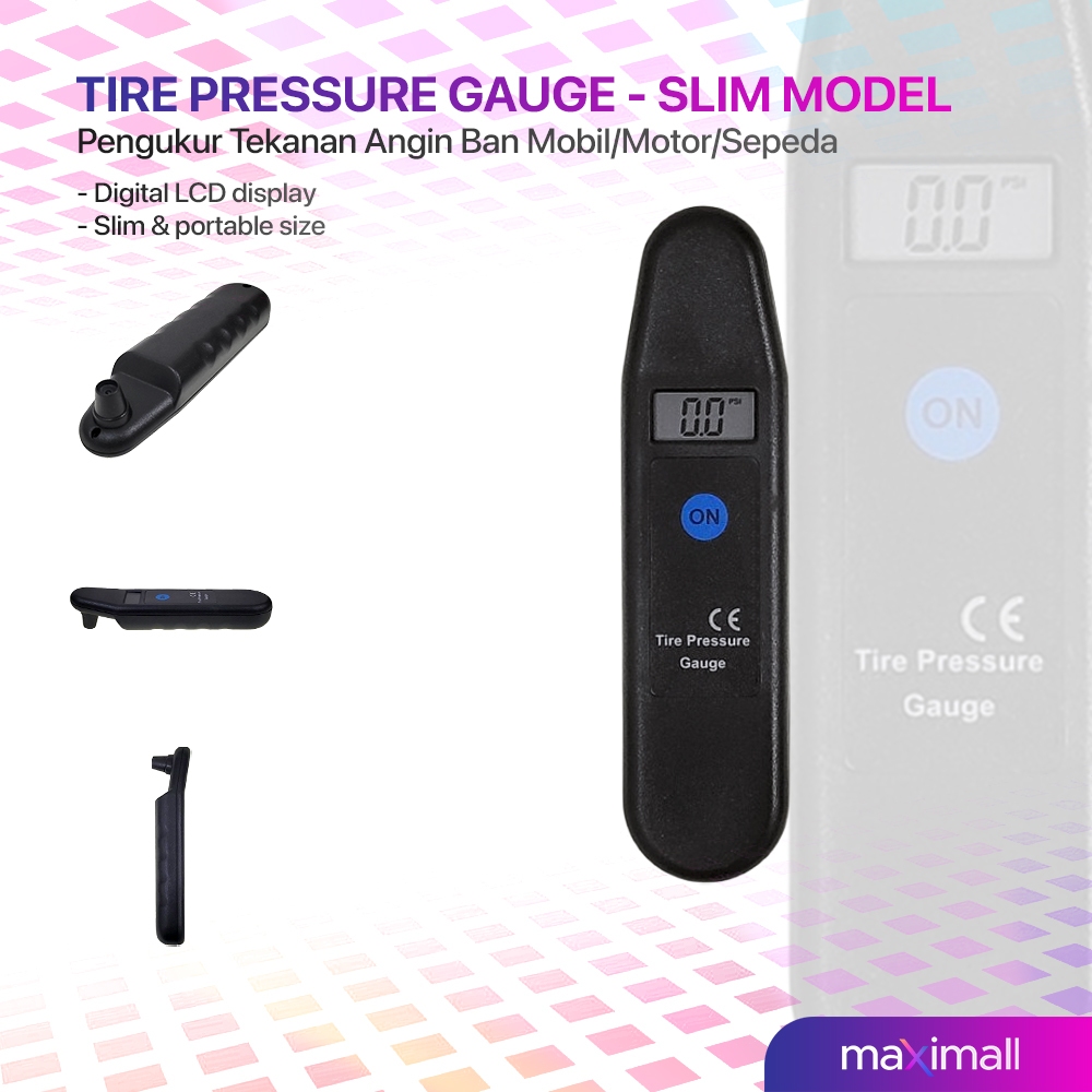 Pengukur Tekanan Angin Ban/ Digital Tire Pressure Gauge Meter 101