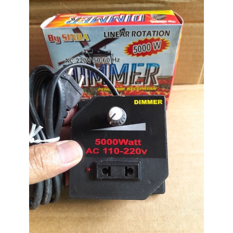 DIMMER 5000WATT LINEAR ROTATION 5000WATT PENGATUR KECEPATAN 5000WATT