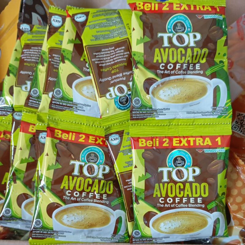 

top coffe avocado