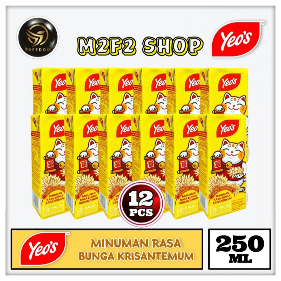 

Yeos Minuman Berperisa Sari Bunga Krisantemum | Chrysanthemum Tea Flavoured Kotak UHT - 250 ml (Kemasan 12 Pcs)
