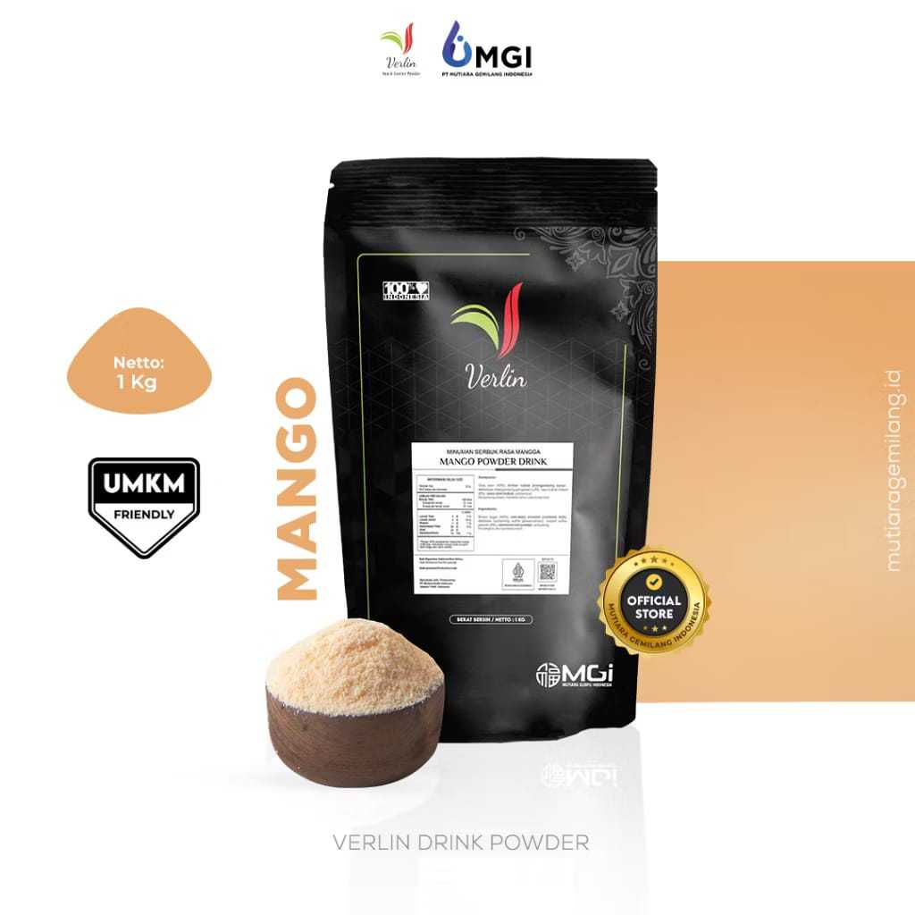 

Bubuk Minuman VERLIN MANGGA || 1kg || 500 Gram || 250 Gram Bubuk Minuman PREMIUM