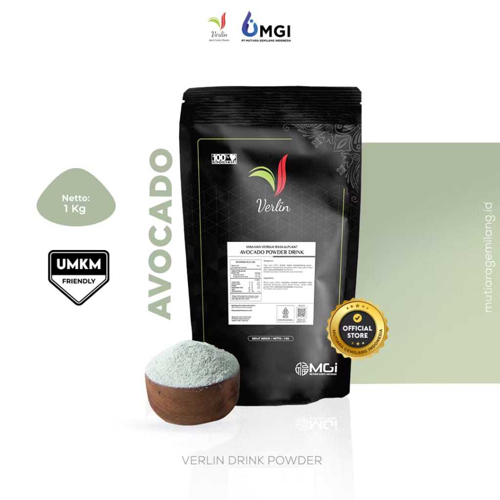 

Bubuk Minuman VERLIN AVOCADO || 1kg || 500 Gram || 250 Gram Bubuk Minuman Premium