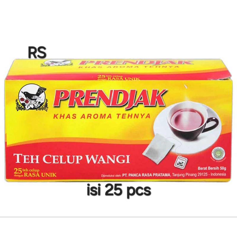 

prendjak prendjak teh celup 25's box 50g
