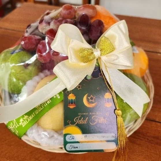 

PARCEL / HAMPERS BUAH EDISI LEBARAN ISI 5 MACAM BUAH 1,5 KG