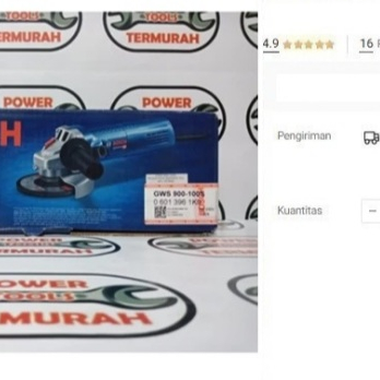 

Gerinda BOSCH 4" GWS 900-100S Variable Speed GWS900-100 Gurinda Grinda