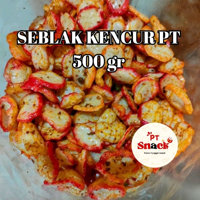 

[ PT SNACK ] Kerupuk seblak kencur grosir tangan pertamna 500 gr aneka cemilan kerupuk pedas
