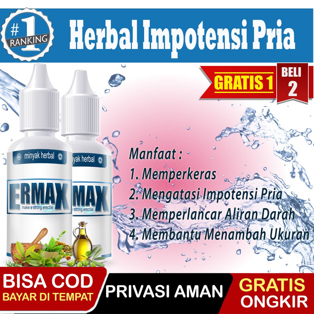 [MANJUR] Herbal Oles Ermax Untuk Pengeras AlatKelamin Laki Cepat Alami Pembesar Pria Ampuh Permanen