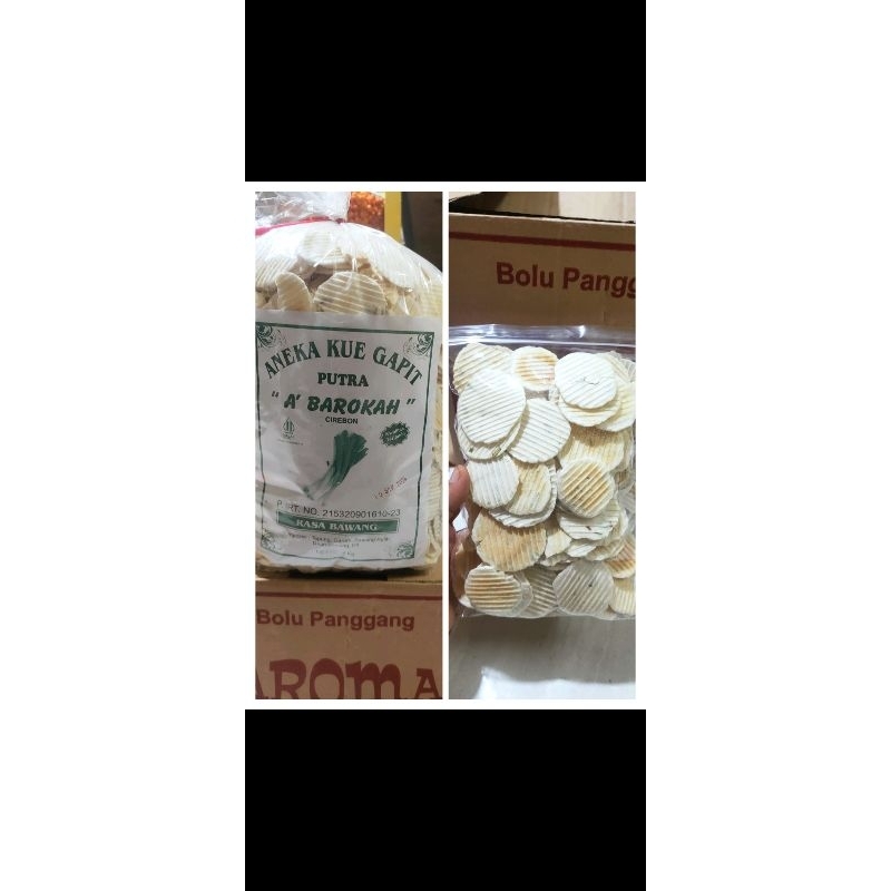 

kue gapit rasa bawang - 250gram