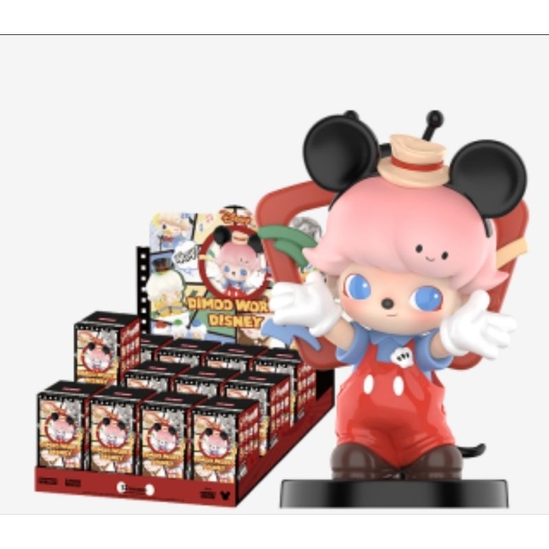 [WHOLE SET] POP MART - DIMOO WORLD x DISNEY Series Figures Blind Box | Mickey Mouse Donald Daisy Goo