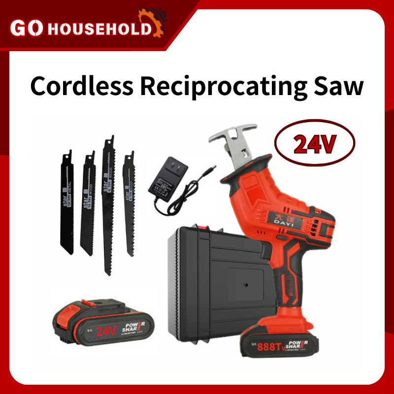 Gergaji Rantai Chainsaw Gergaji Elektrik Mini Portable Genggam Lithium Charger Gergaji Mesin