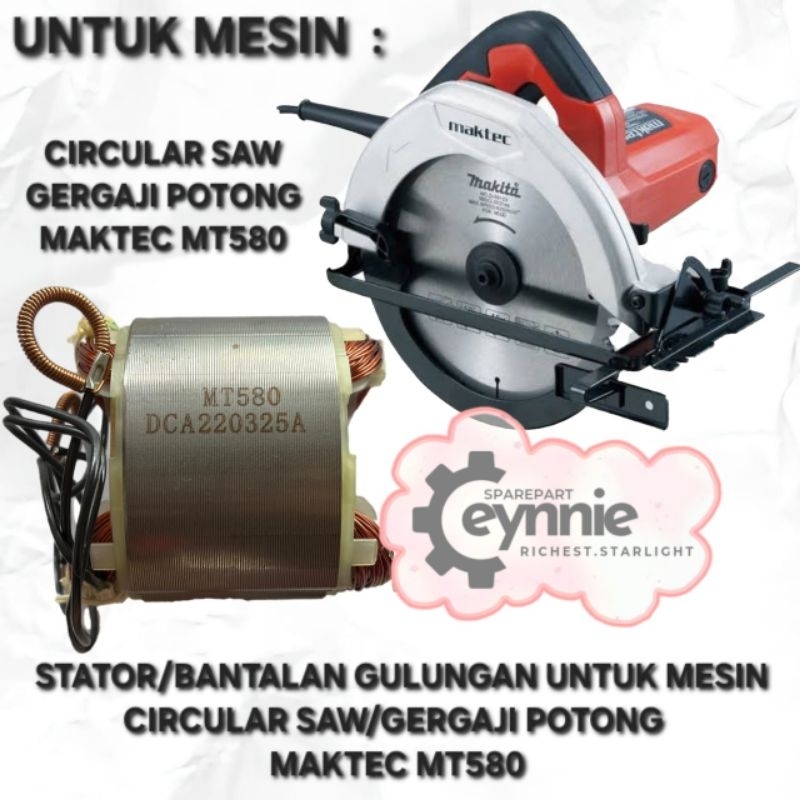 STATOR MAKTEC MT580 MT583 BANTALAN GULUNGAN MAKTEC MT580 MT583 STATOR BANTALAN GULUNGAN UNTUK MESIN 