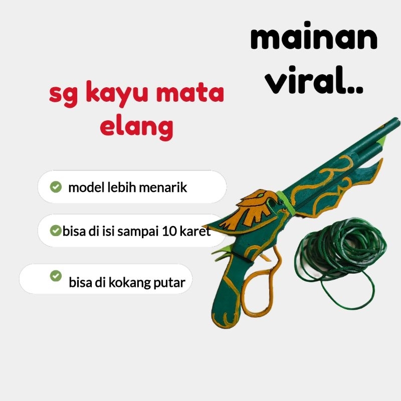 mainan sg kayu sg mata elang mainan ff