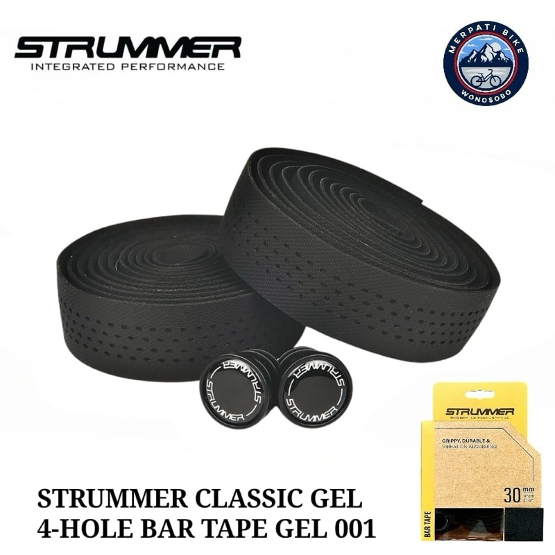 Bartape Strummer Classic Gel 4-Hole HBT-Gel-001 Bar Tape Gel Strummer Bar Tape Road Bike Original St
