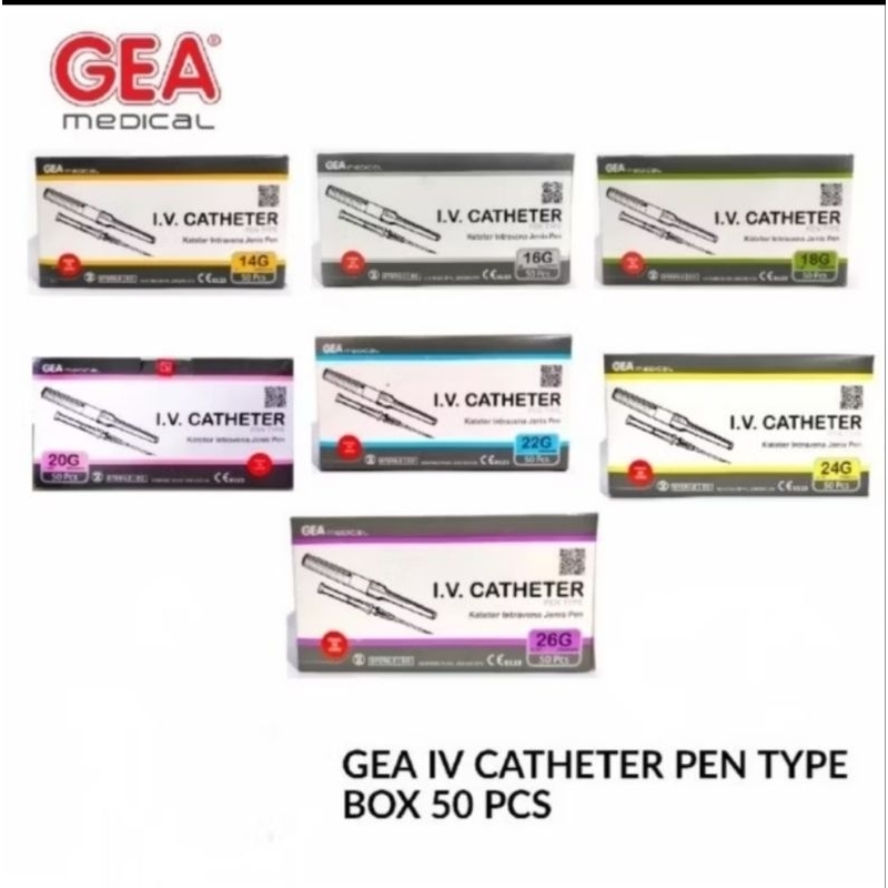 Abbocath GEA 1 KOTAK / I.V. Catheter GEA / Kateter Cannula GEA