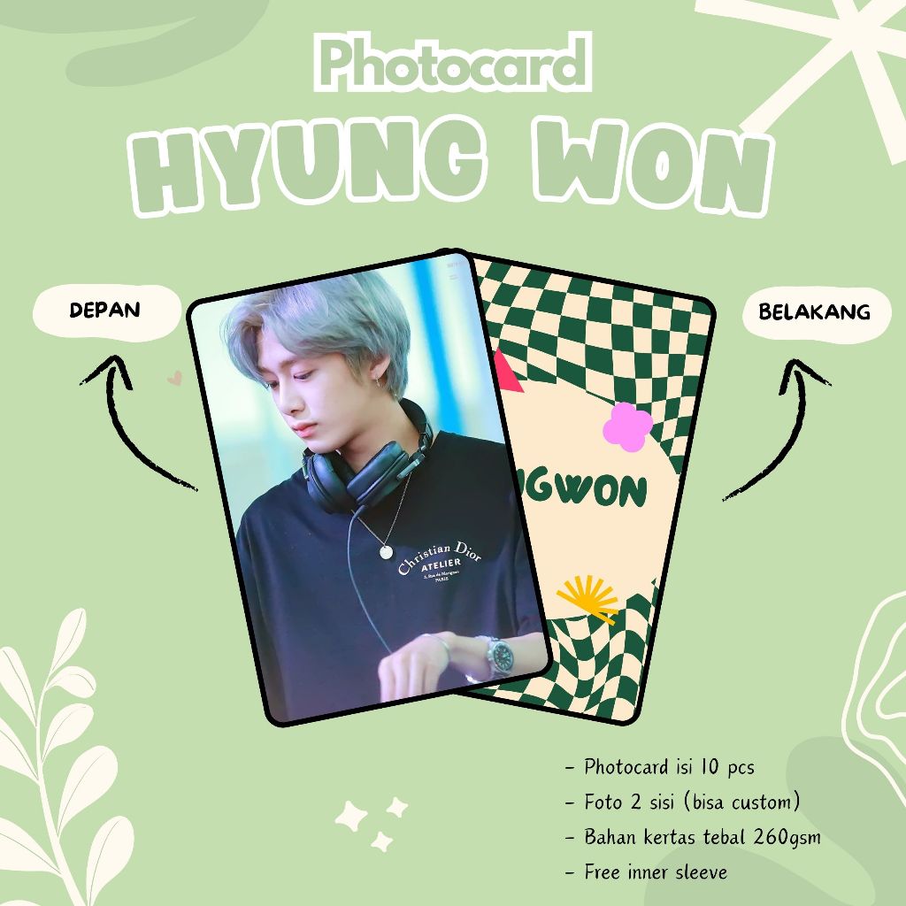 (10 PCS) PHOTOCARD HYUNG WON