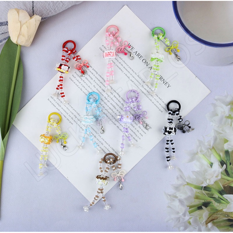 GANTUNGAN KUNCI PAINTED / BAG CHARMS PAINTED / KAIT GANTUNGAN KUNCI MANIK METAL