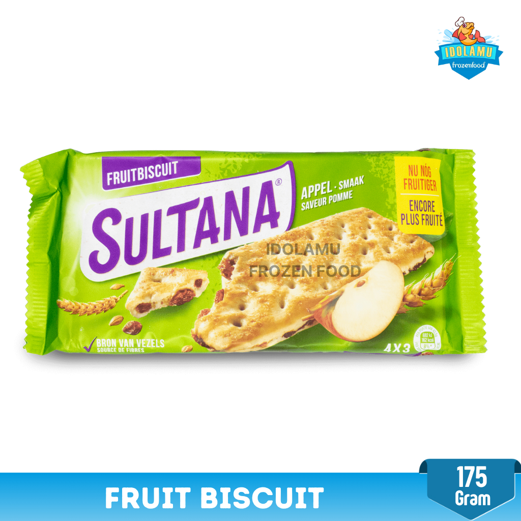

SULTANA FRUIT BISCUIT APPEL SMAAK 4X3 / 175 GR