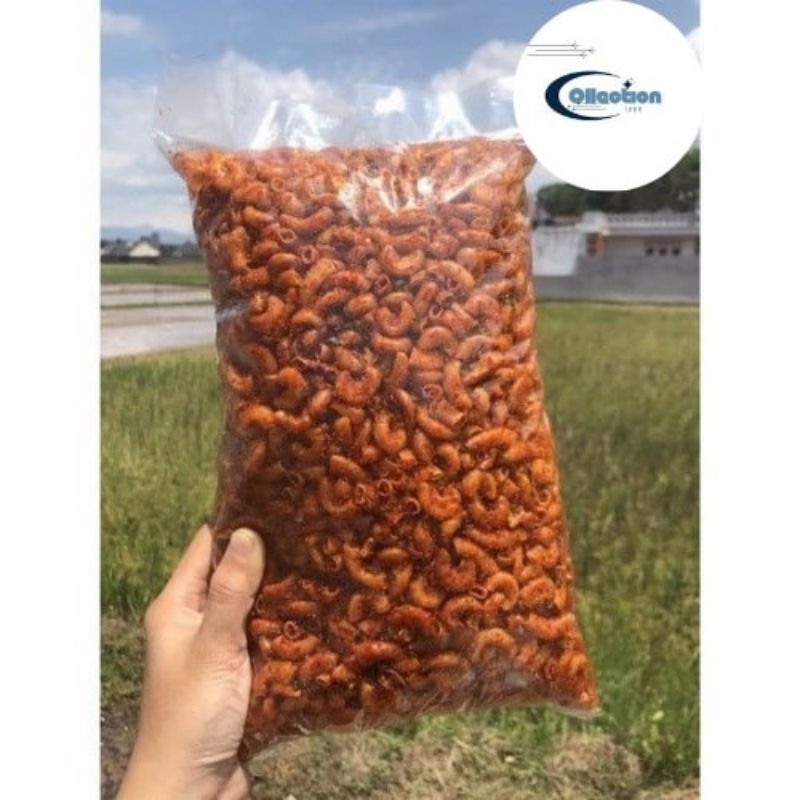 

1kg makroni Makaroni Macroni keras pedas / makroni makaroni keras pedas gurih / makroni makaroni keras original / makroni makaroni keras asin gurih 1kg