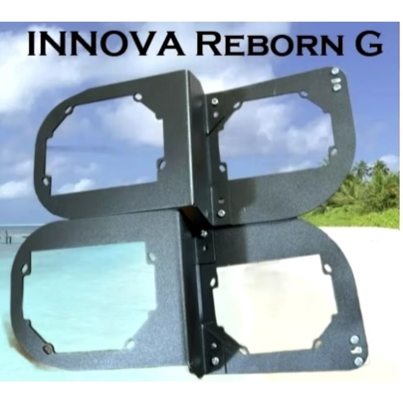 Bracket Breket Bracket Biled Proji Ukuran 3 Inch untuk Innova Reborn / Bracket Biled Innova Reborn