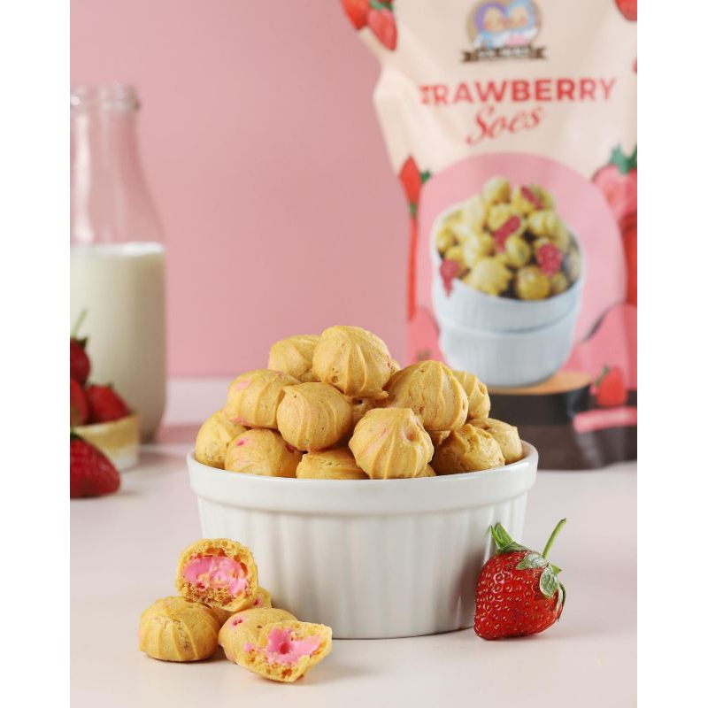 

Soes Coklat / Soes Isi / Soes Stroberi / Soes
