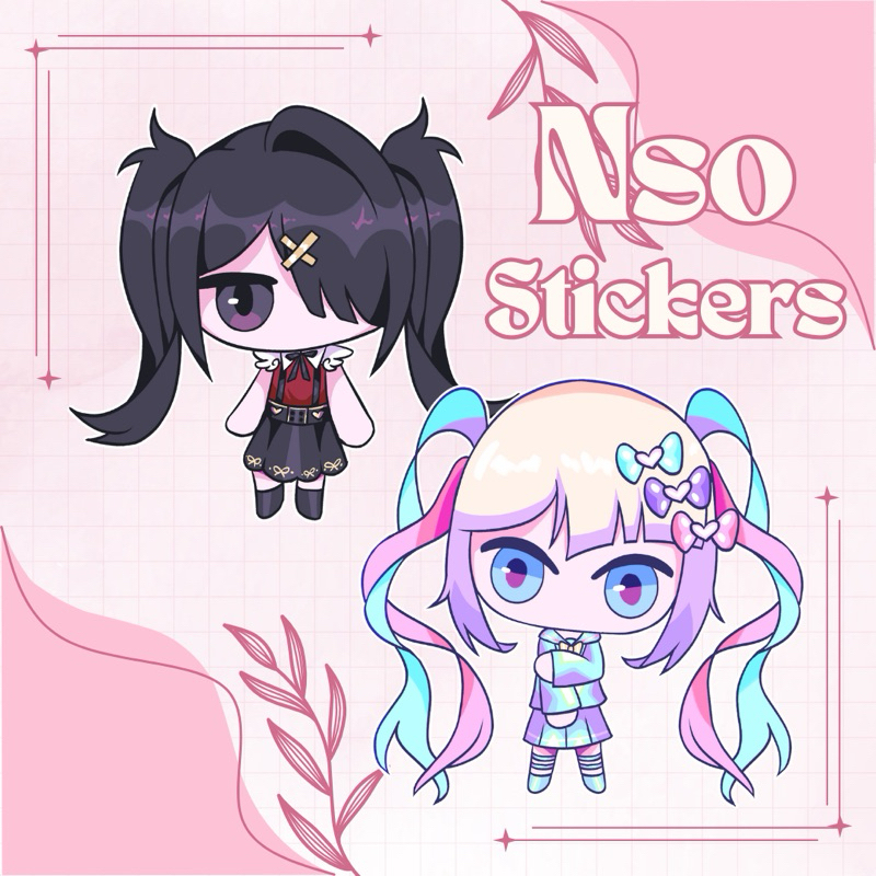

Fanmerch vinyl sticker needy streamer overload needy girl overdose nso (ame kangel)